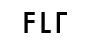Конструкция букв F, L и Г (шрифт Futuris).